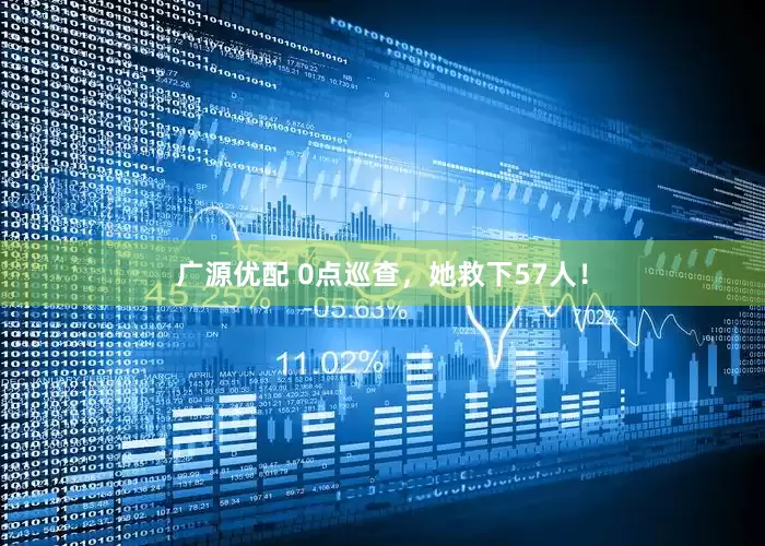 广源优配 0点巡查，她救下57人！