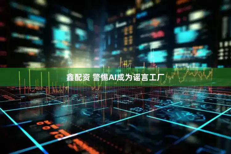 鑫配资 警惕AI成为谣言工厂