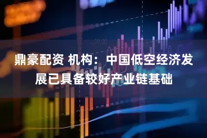 鼎豪配资 机构：中国低空经济发展已具备较好产业链基础