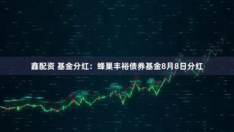 鑫配资 基金分红：蜂巢丰裕债券基金8月8日分红