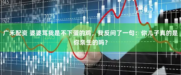 广禾配资 婆婆骂我是不下蛋的鸡，我反问了一句：你儿子真的是你亲生的吗？